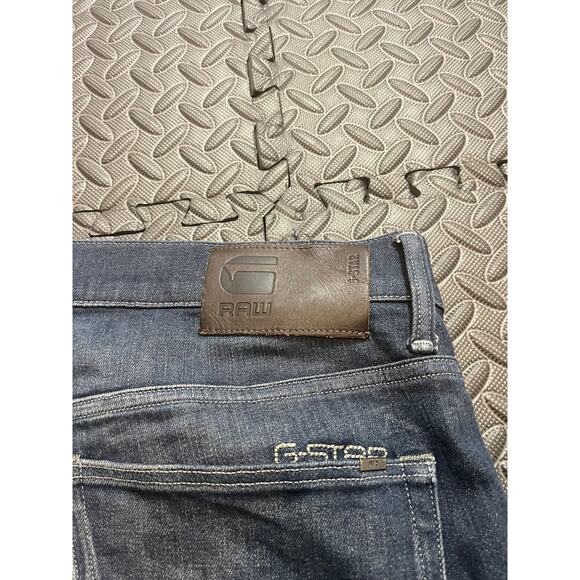 G-STAR RAW 3301 SLIM MEN'S JEANS BUTTON FLY BLUE PANTS 36 X 36 - Picture 8 of 12